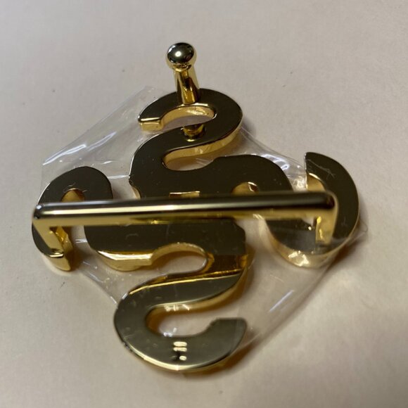 INDIA HICKS 14K Gold Plated "S" Belt Buckle - Picture 3 of 4